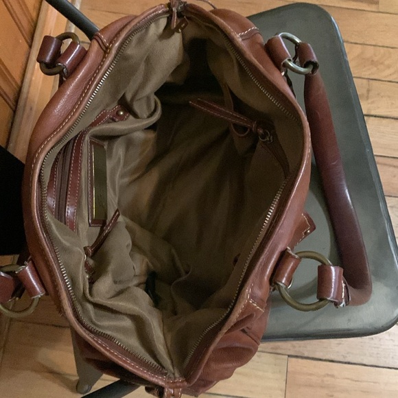 Etienne Collection satchel bag. Rich color. Genuine leather. Brass hardware. - Picture 5 of 5